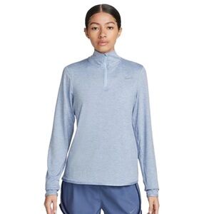 Women's Purple Nike Running Quarter-Zip Top